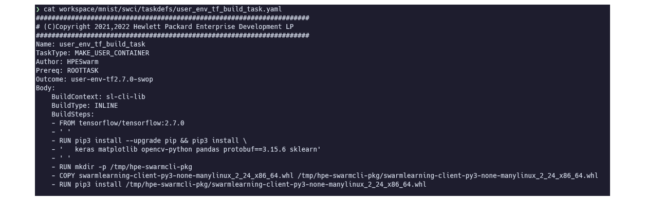 SWOP Task MAKE_USER_CONTAINER